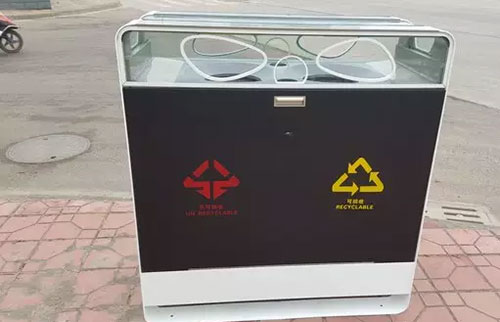 成都高大上果皮箱：有WiFi，靠太陽能工作